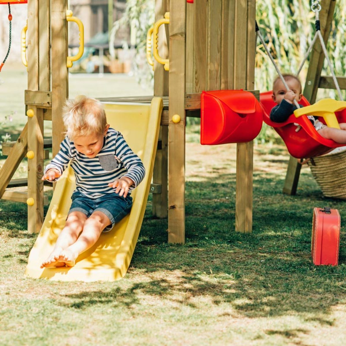 Plum Toddlers Tower Wooden Play Centre (1+ Years)Plum Toddlers Tower Wooden Play Centre (1+ Years)