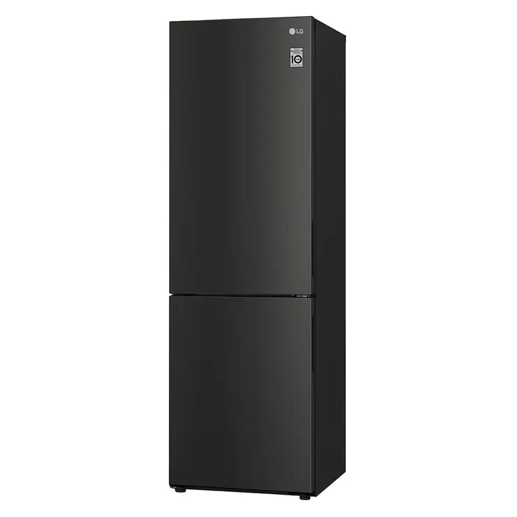 LG GBB61BLJEC, Fridge Freezer, E Rated in Black Steel