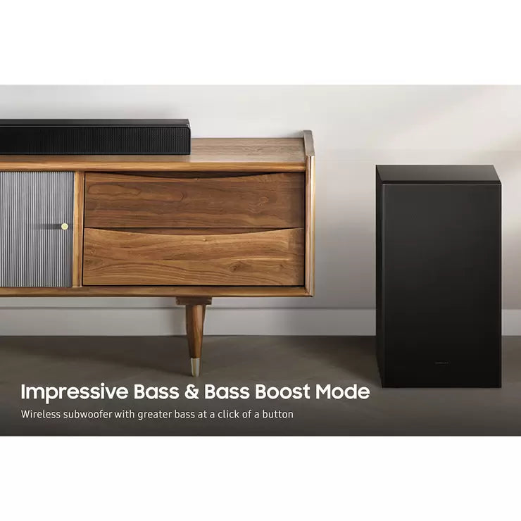 Samsung HW-B430B, 2.1 Ch, 270W, Soundbar and Wireless Subwoofer with Bluetooth and DTS:X, HW-B430/XU