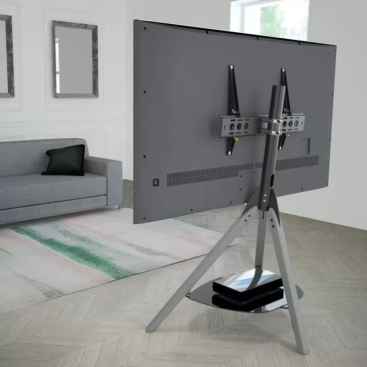 AVF Hoxton TV Stand for TV's up to 70", Grey Wood