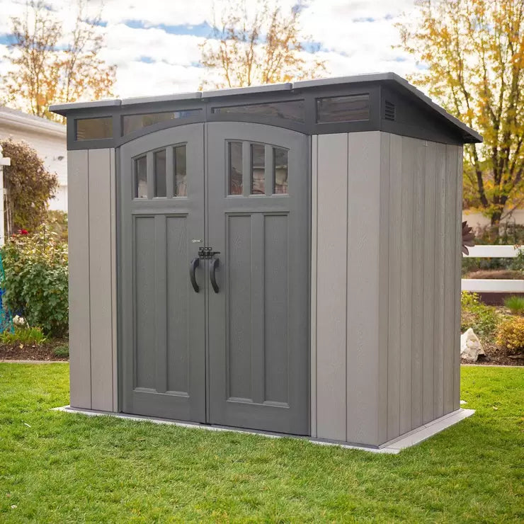Lifetime 8ft 4" x 5ft 4" (2.54 x 1.65m) Modern Storage Shed - Model 60387U