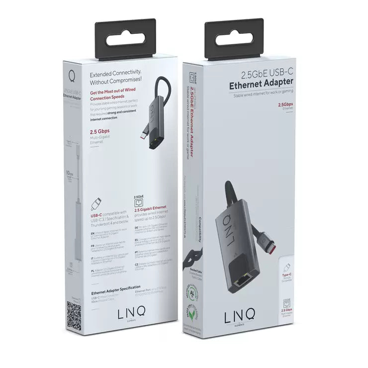 LINQ 2.5Gbe USB-C Ethernet Adapter