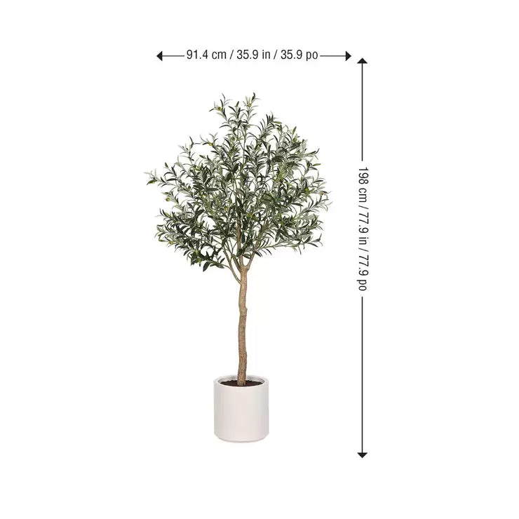 Artificial Olive Tree in Planter