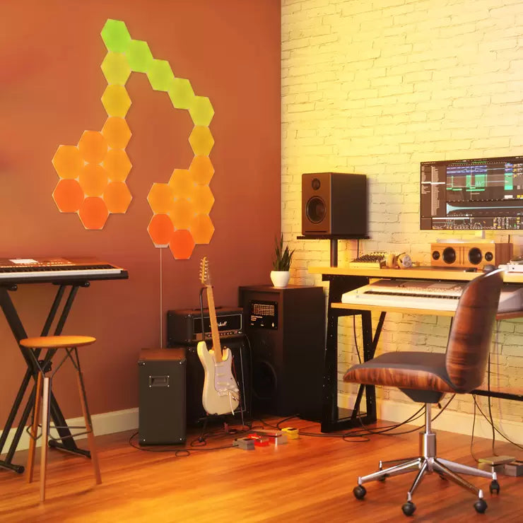 Nanoleaf Smart Light Shapes Hexagons Starter Kit, 24 Pack