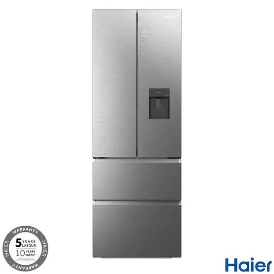 Haier Series 7 HFW7720EWMP, 70cm Multidoor Fridge Freezer, E Rated in Grey