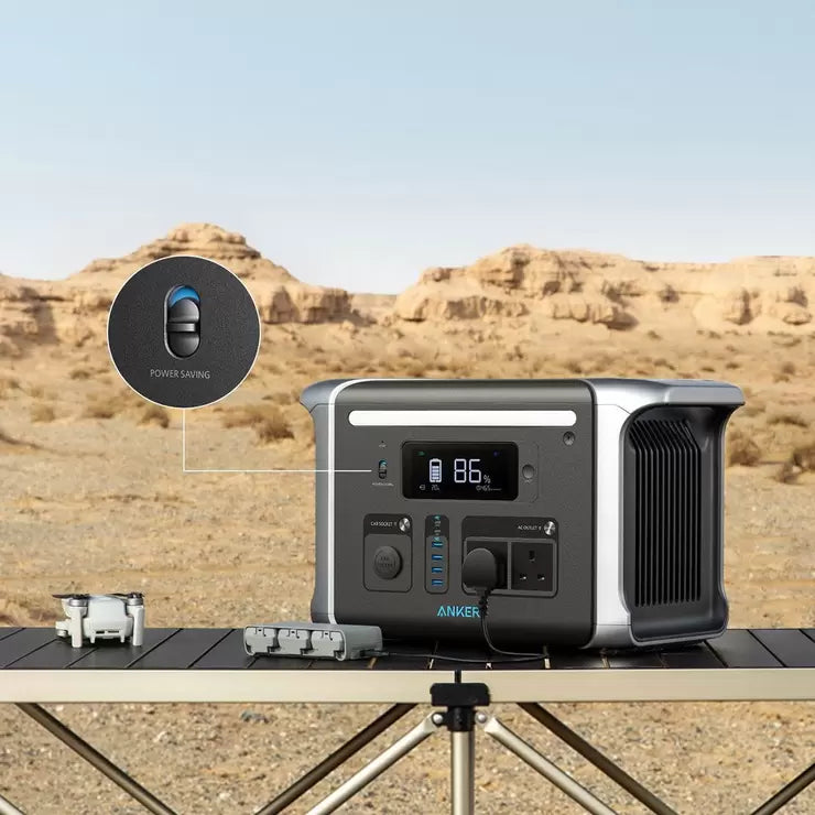 Anker 757 PowerHouse 1229Wh Portable Power Station with 2 x 100W Solar Panels