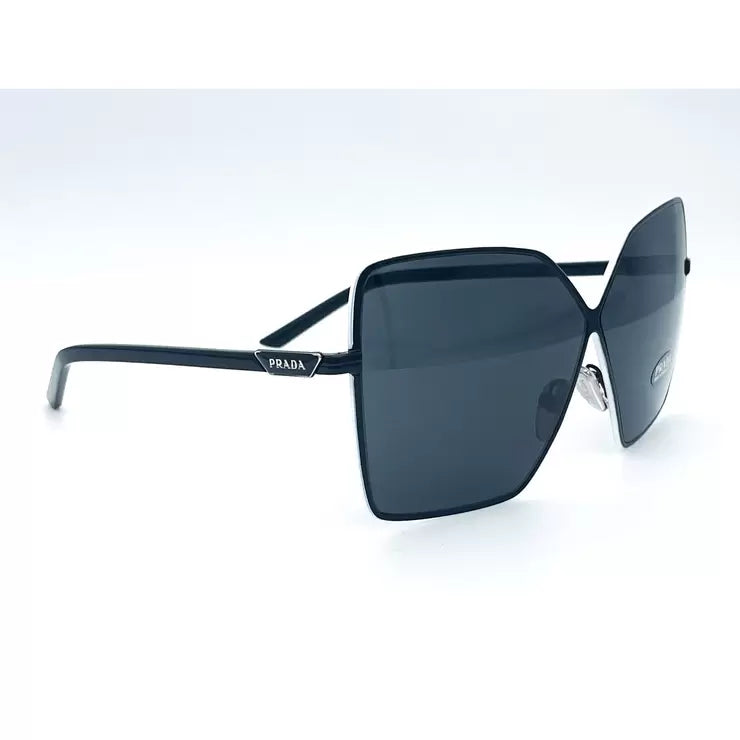 Prada Women's Black Sunglasses With Dark Grey Lenses, SPR50Y 1AB-5SO