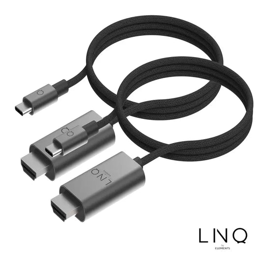 LINQ 8K/60Hz USB-C to HDMI Pro Cable 2m - Twin
