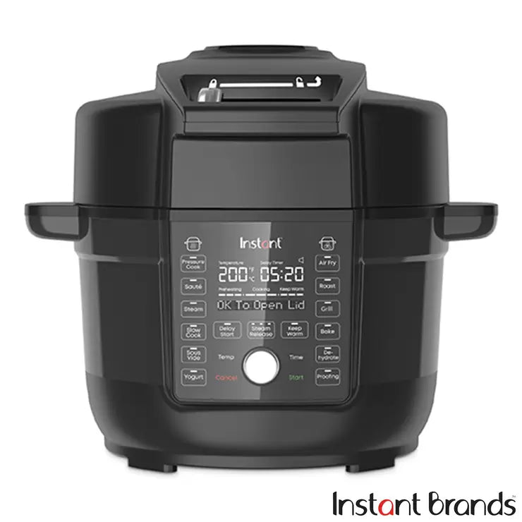 Instant Pot Gourmet Crisp Ultimate 13-in-1 Pressure Cooker & Air Fryer, 6.2L