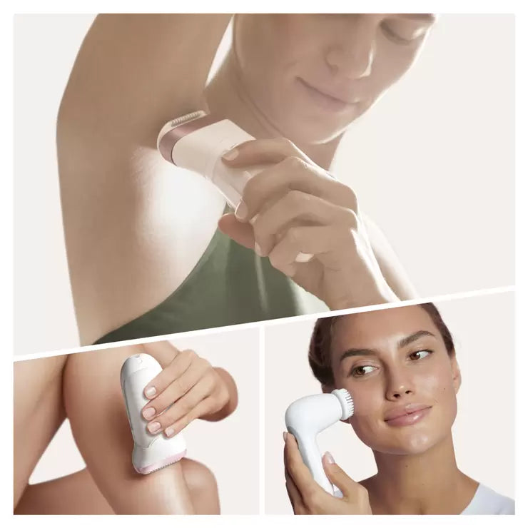 Braun Silk Epilator 9-855 Wet & Dry Epilator Set