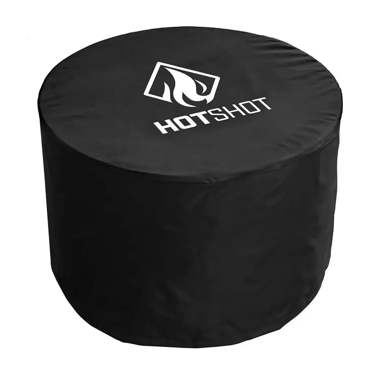 HotShot 22" Wood Burning Fire Pit & Grill with Cover and Accessories