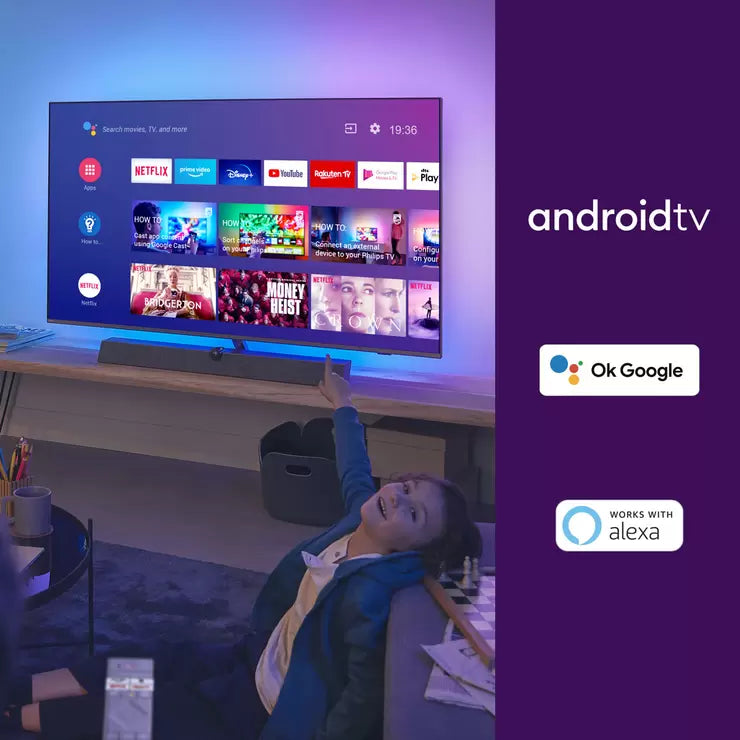 Philips 75PML9636/12 75 Inch Mini LED 4K Ultra HD Smart Ambilight TV