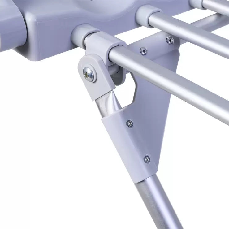 Vybra Heated 20 Rail Winged Airer With Cover, VS001-20R