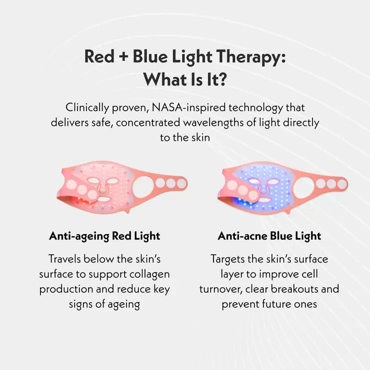 Zutta Rosanna LED Light Therapy Mask in Pink