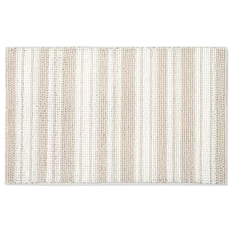 Nubby Spa Bath Mat in Beige, 56 x 91 cm