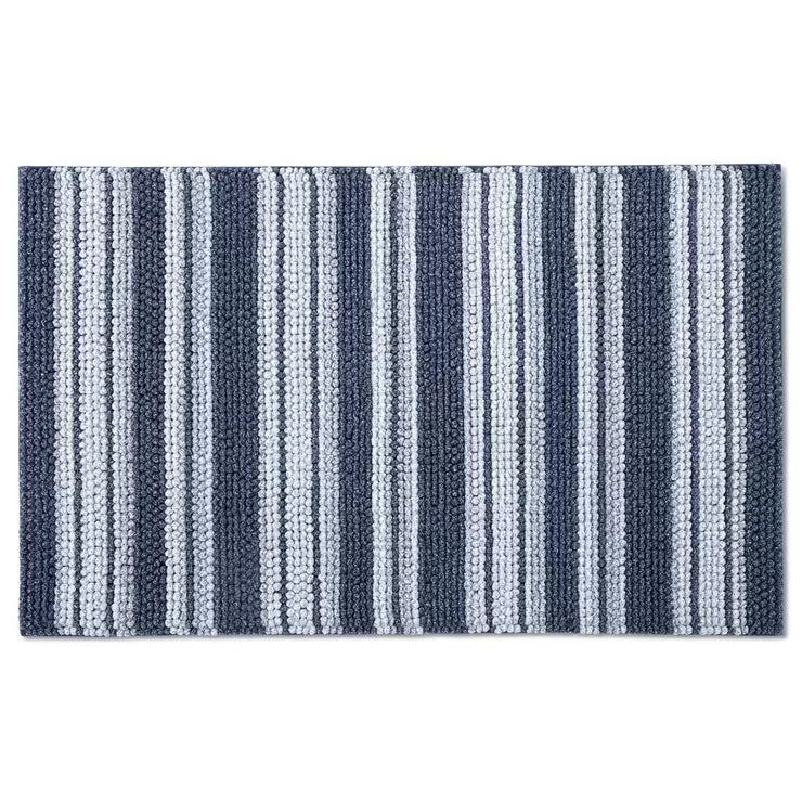 Nubby Spa Bath Mat in Blue, 56 x 91 cm