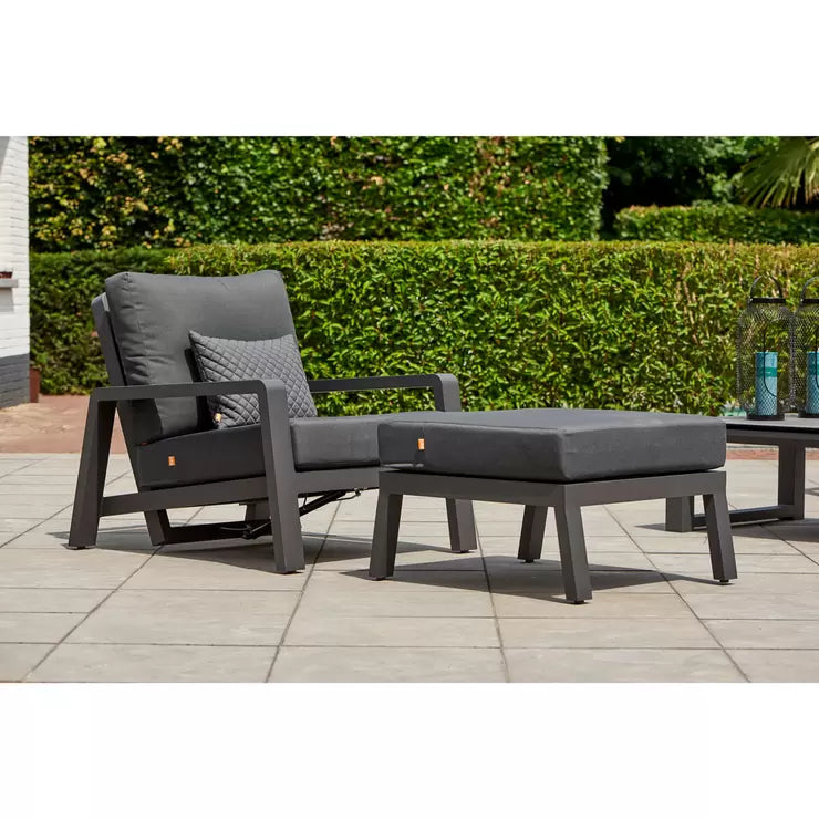 LIFE Outdoor Living Boston 5 Piece Lounge Set with Reclining Chairs