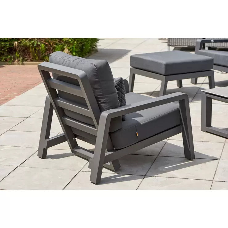 LIFE Outdoor Living Boston 5 Piece Lounge Set with Reclining Chairs