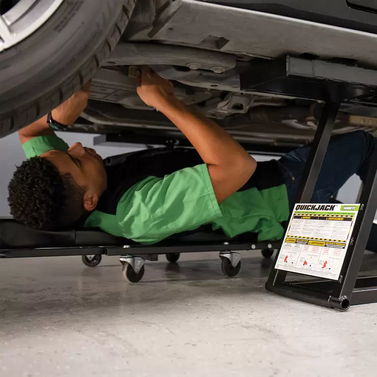 QuickJack Portable Automatic Car Lift System Jack (3,175kg Capacity) - Model 7000TL