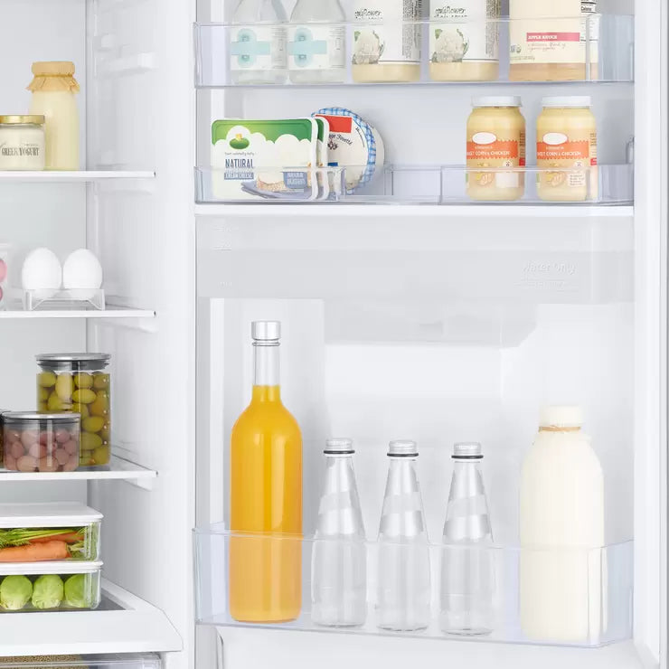 Samsung Series 6 RB38T630ESA/EU Fridge Freezer Non Plumbed Water Dispenser, E rated in Silver