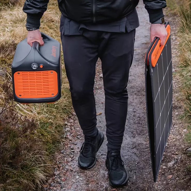 Jackery Explorer 1000 1002Wh Portable Power Station with 2 x 100W SolarSaga Solar Panel