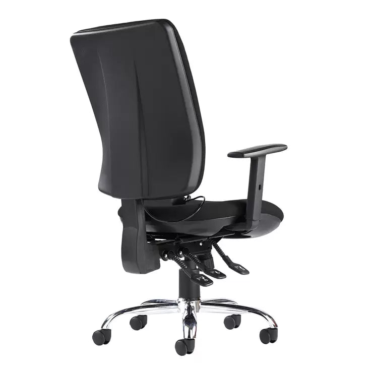 Senza Ergonomic Asynchro Task Chair in Black