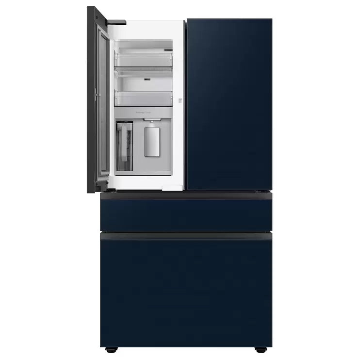 Samsung Bespoke RF23BB860EQN/EU Multidoor Fridge Freezer with Beverage Center™, E Rated in Metal Navy