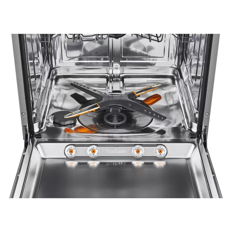 LG DF222FPS, 14 Places Setting, TrueSteam™, QuadWash™ Dishwasher, E Rated in Stainless Steel