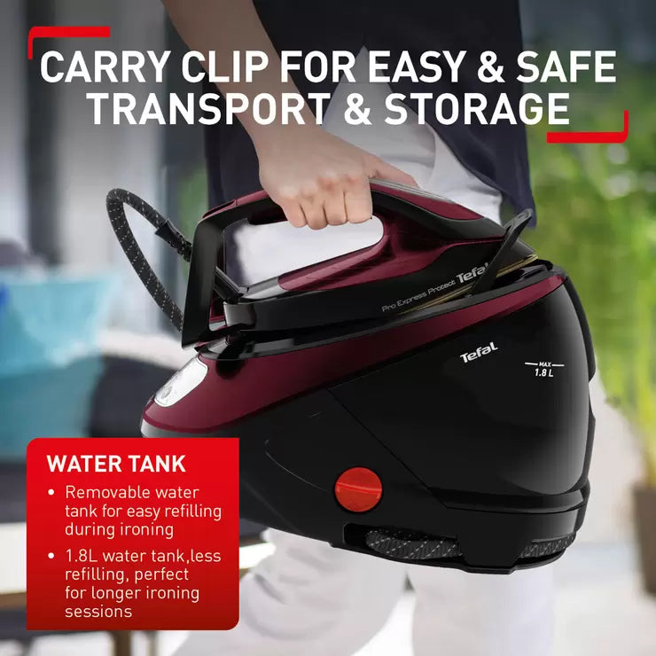 Tefal Pro Express Protect High Pressure Steam Generator Iron, GV9230G0