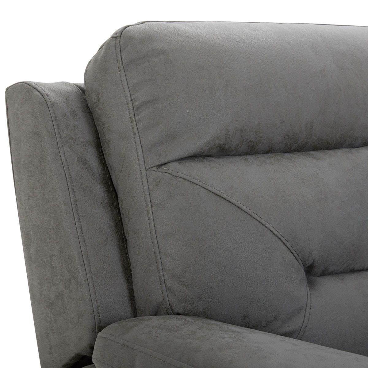 Kuka Justin Grey Fabric Power Reclining 2 Seater Sofa