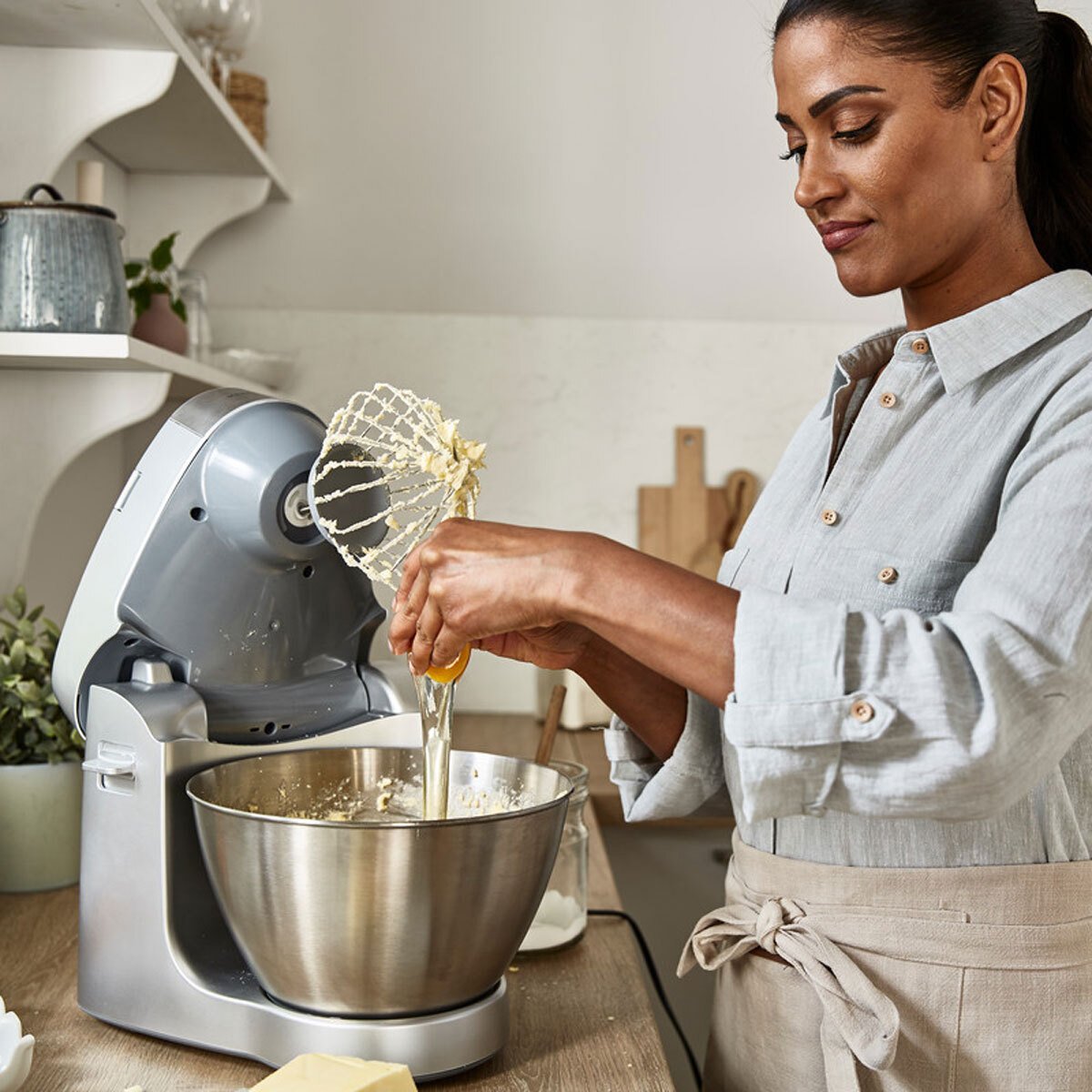 Kenwood Prospero Plus Stand Mixer in Silver KHC29.N0SI