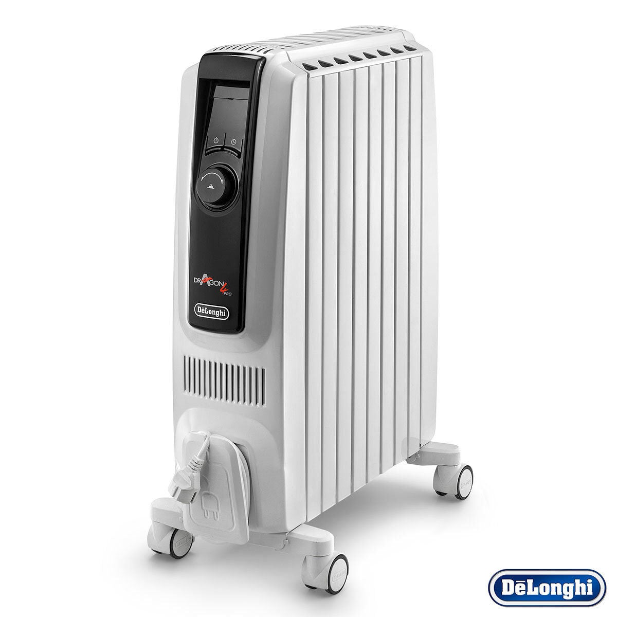 De'Longhi Dragon 4 Oil Filled 2kW Radiator in White, TRDX40820E