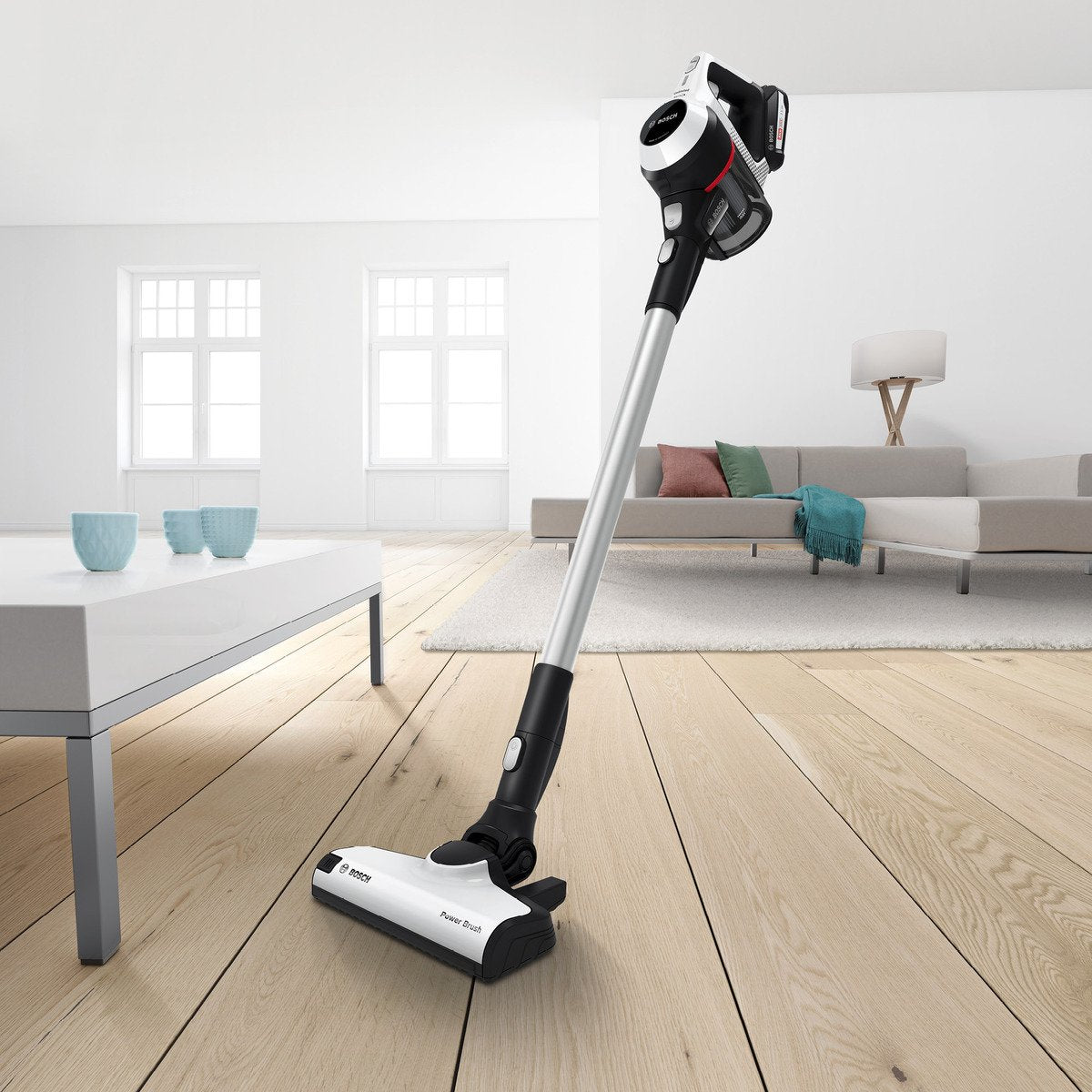Bosch Serie 6 Unlimited ProHome Vacuum Cleaner, White BCS611GB