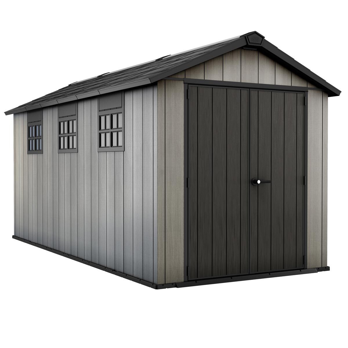 Keter Oakland 7ft 6" x 15ft 7" (2.3 x 4.7m) Outdoor Storage Shed