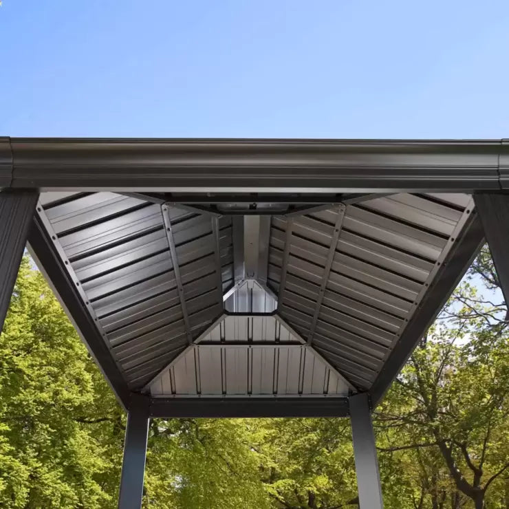 Sojag Messina 6ft x 8ft (1.82 x 2.43m) BBQ Grill Shelter with Galvanised Steel Roof