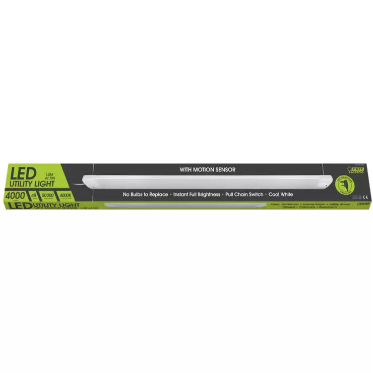 Feit Slim 4ft (1.2m) LED Shop Light with PIR Motion Detection