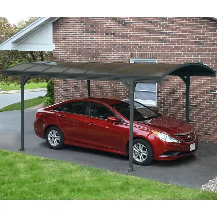 Palram Canopia Vitoria 5000 Aluminium and Polycarbonate Carport, Grey