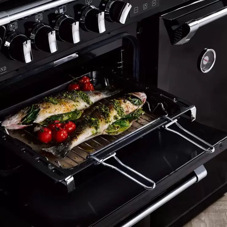 Stoves Richmond S900Ei, 90cm Induction Range Cooker, A Rated in Black
