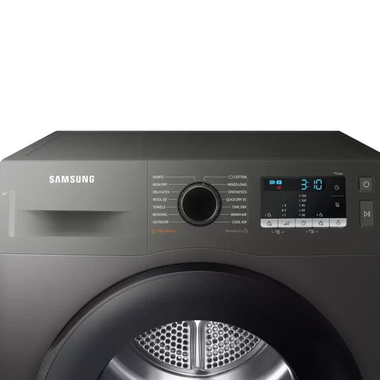 Samsung Series 5 DV90TA040AX/EU, 9kg, Heat Pump Tumble Dryer, A++ Rated in Graphite