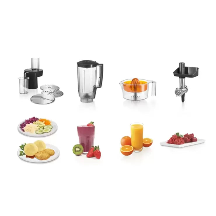 Bosch Serie 4 CreationLine Kitchen Machine, Silver, MUM59340GB