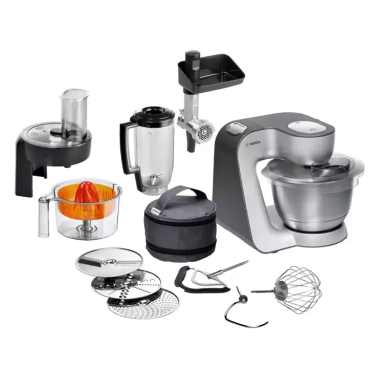 Bosch Serie 4 CreationLine Kitchen Machine, Silver, MUM59340GB