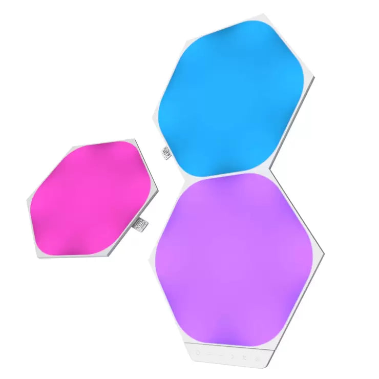 Nanoleaf Smart Light Shapes Hexagons Starter Kit, 12 Pack