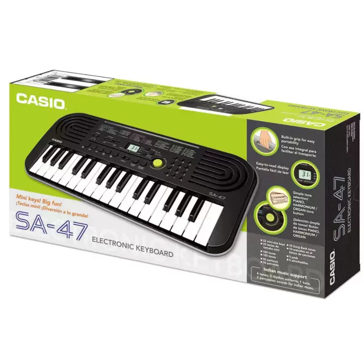 Casio SA-47H5, Mini Keyboard in Black
