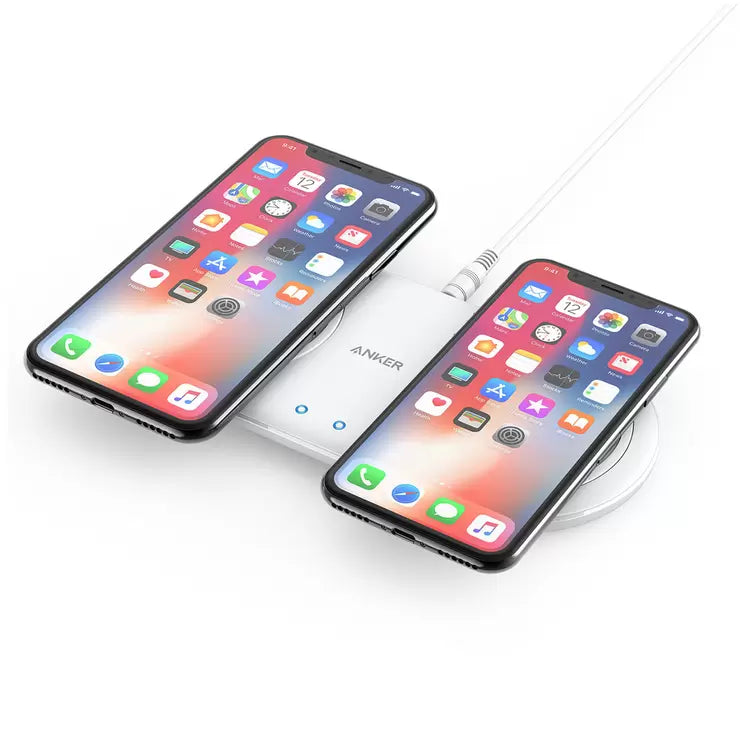 Anker PowerWave 10 Dual Charging Pad in White