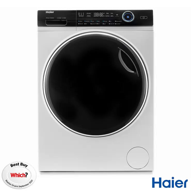 Haier I-Pro 7 Series HWD80-B14979, 8/5kg, 1400rpm Washer Dryer, D Rated in White