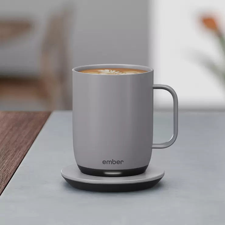 Ember Mug² 14 oz (414ml) Temperature Control Ceramic Mug, Grey