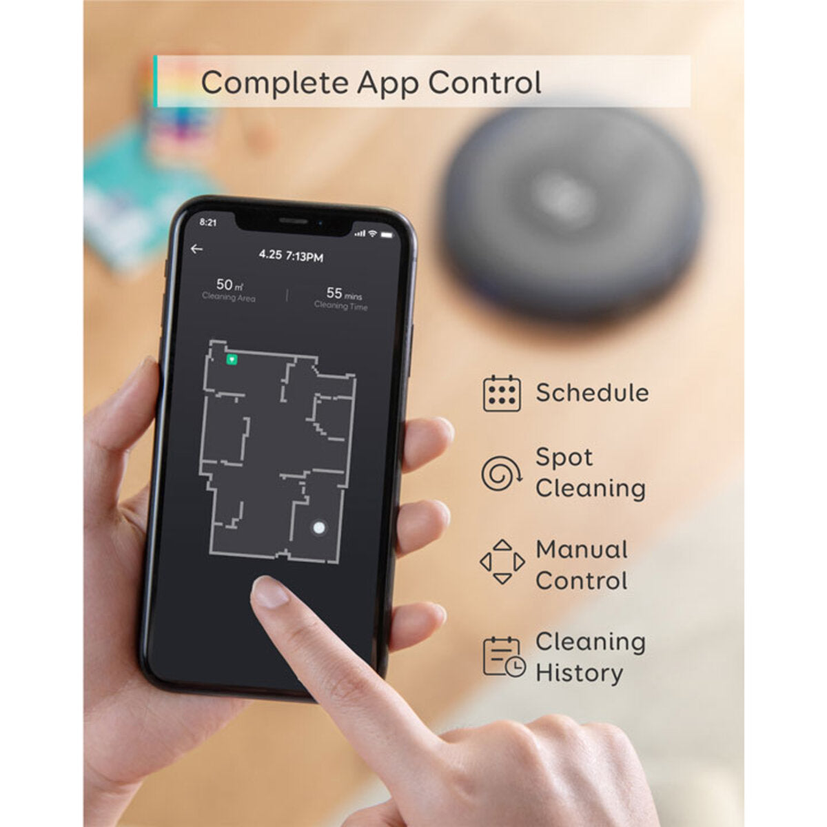 Eufy RoboVac G30 Verge Robotic Vacuum Cleaner, T2252K11