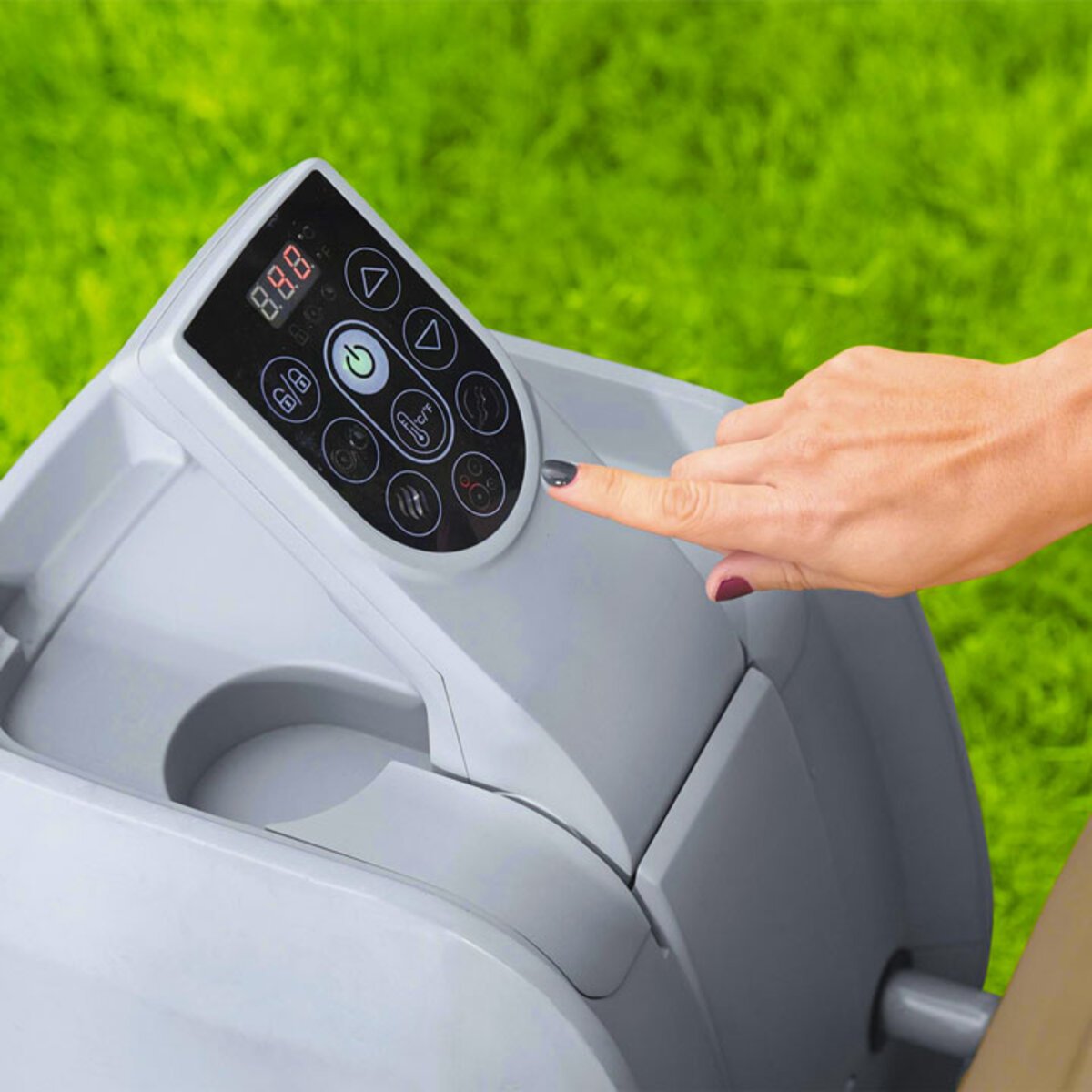 Lay-Z-Spa Palm Springs Inflatable 6 Person Spa - Delivered