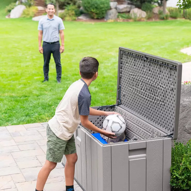 Lifetime 568 Litre Modern Outdoor Storage Deck Box - Model 60384U