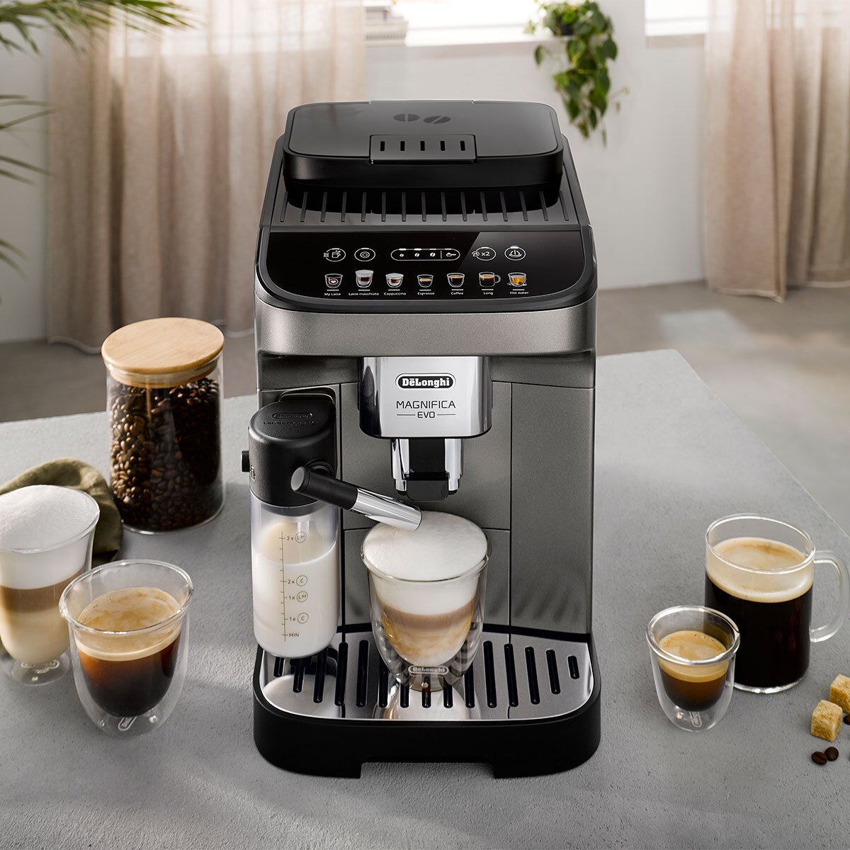 De'Longhi Magnifica Evo Bean to Cup Coffee Machine, ECAM290.81.TB